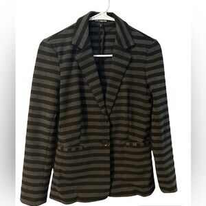 Express Women’s Striped Jacket Blazer Size XS Pre-Owned